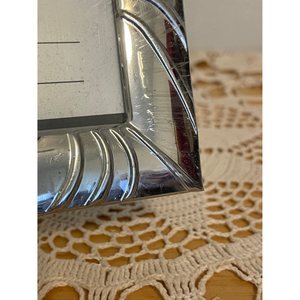 Cadre photo en métal fait main, design personnalisé, cadre de table décoratif avec taille et forme sur mesure, couleur argent, porte-photo - Product Image 3