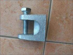 Songyin Kunshen Stahl Verzinkte Trägerklemme M8 M10 M12 M14 3/8\" 1/2\" Deckenklemme für Deckenprofile - Product Image 2