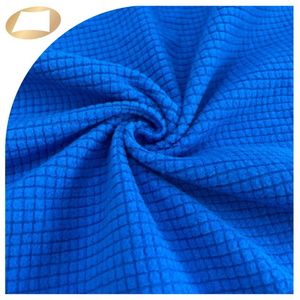 Tissu polaire à carreaux pour veste, garde la chaleur, 94% polyester, 6% élasthanne - Product Image 4