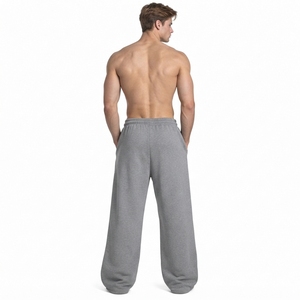 <b>Men's</b> <b>Winter</b> Rhinestone Sweat Pants Wide Leg <b>Men</b> Sweat <b>Trouser</b> Drawstring Waist Fleece Joggers <b>Men</b> Heavyweight Baggy Sweatpants - Product Image 3