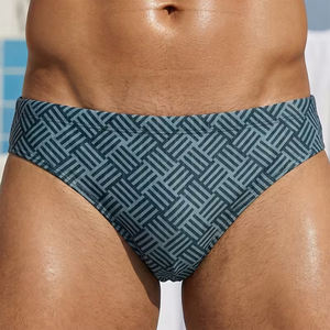 Shorts de plage décontractés pour hommes, taille élastique, personnalisés, 100% polyester, séchage rapide - Product Image 3