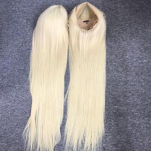 Extensions de cheveux humains vierges vietnamiens, super double trame, naturellement lisses, blond orange, de la marque VQ Company - Product Image 6