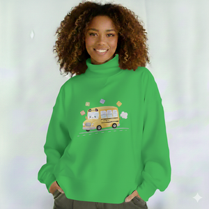 Sudadera de Cuello Alto para Mujer, Ajuste Cómodo, OEM Personalizado, Alta Calidad, Top Moderno a la Moda - Product Image 1