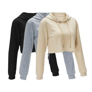 Survêtements du Pakistan OEM Vêtements à motif imprimé personnalisé Sweat à capuche court en coton avec impression de logo personnalisé OEM Sweatshirts - Product Image 1
