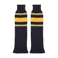 Concevez vos propres chaussettes de hockey sur glace sublimées personnalisées, chaussettes tricotées 100% coton et élasthanne de haute qualité