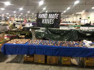 Couteaux à lame de Damas au meilleur prix, lot assorti avec étui en cuir, faits à la main, entièrement affûtés, sans rejets - Product Image 3