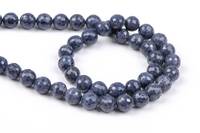 Perles de saphir naturel authentique qualité AA+ bleu profond micro-facettées taille brillante effet changeant de couleur certifié tiers