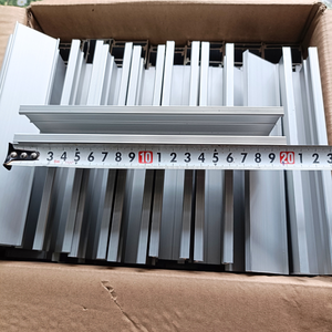 รางยึดแผงโซลาร์เซลล์อะลูมิเนียมอโนไดซ์ 6005-T6 ขนาดเล็ก 32x40 มม. 300 มม. สำหรับหลังคาเหล็กแผ่นลูกฟูก - Product Image 4