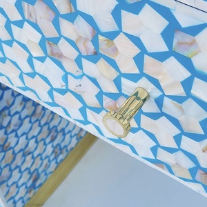 ILAHI's Bone Inlay <b>Drawer</b> Modern Design Agate Detailing Storage Portable Home Furniture - Product Image 5