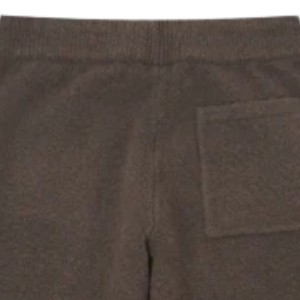 Pantalon de jogging en tricot marron unisexe, pantalon de survêtement doux en maille, taille élastique, décontracté, streetwear, chaud pour l'hiver, tailles personnalisées - Product Image 4