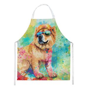 Chow Chow Hippie Dawg Unisex Large Multicolor <b>Kitchen</b> <b>Apron</b> for Cooking Baking Crafts Gardening-Adult <b>Women</b> and Men - Product Image 1