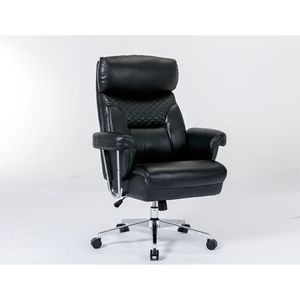 Sedia da Ufficio Ergonomica in Pelle, Schienale Alto, Capacità 300 lbs, Comoda Sedia da Scrivania in Pelle Spessa - Product Image 1