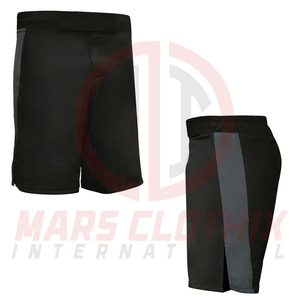 Pantalones Cortos de MMA Transpirables de Cintura Media con Diseño Sólido, Pantalones Cortos de Entrenamiento de MMA Cómodos en Oferta, Disponibles en Todas las Tallas - Product Image 2