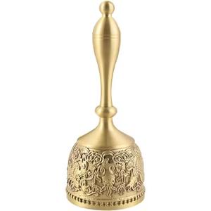 Campana decorativa vintage de metal, campana antigua de latón para colgar en la puerta, decoración de jardín y hogar, campana clásica de metal de latón. - Product Image 5