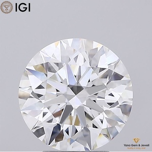 Diamante de Corte Redondo Cultivado en Laboratorio CVD de 9.69 mm con Certificación IGI, 3.50 Quilates, Color F, Claridad VVS1, para Anillo de Aniversario o Regalo - Product Image 1