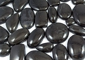 Piedra de Shungita Pulida Natural para Joyería, Protección EMF, Cristal, Venta al Por Mayor, Suministro a Granel - Product Image 5