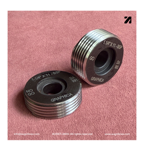 ชุดเกจวัดเกลียว AUGST LINES BSP/BSPT/BSPP สำหรับตรวจสอบเกลียวท่อ BSP เกจวัดเกลียวภายในแบบตัวผู้ BSP GO NOGO G เกจวัดเกลียวท่อ - Product Image 4