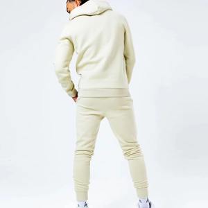 Ensemble de survêtements pour hommes de qualité supérieure avec logo personnalisé, 100% coton, motif uni, vêtements de sport d'été, survêtement personnalisable - Product Image 4