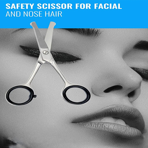 OEM Accepted Custom Logo Nail Scissors High Stainless Steel Manicure Tool Sharp Straight Blade for Eyebrow Cuticle Scissors - Product Image 5