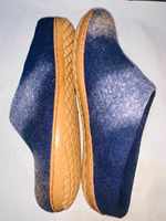 Pantuflas de hombre antideslizantes, transpirables, de fieltro, cerradas, ligeras, desechables, cálidas, para interiores, de secado rápido y absorbentes del sudor.