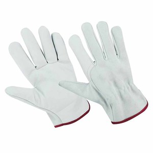 Guantes de Trabajo de Piel de Cabra y Vacuno de Primera Calidad, Guantes de Protección Industrial para Conducir, Resistentes al Calor - Product Image 4