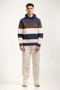 Sweat à capuche zippé en molleton 100 % coton pour homme, coupe classique - Product Image 4