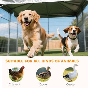 Large XXL Aluminium Frame Dog Crate XXXL Pet Cage Kennel for <b>Small</b> Animals Outdoor Usage for Weekends and Weekdays Shipment - Product Image 6