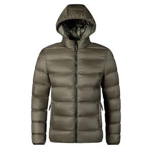 Veste matelassée pour homme de haute qualité, personnalisée, couleur unie, à capuche, pour l'hiver, usage extérieur, best-seller - Product Image 3