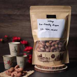 Vietnam Factory OEM Premium Nutrition Snack Buttery Salty 400g Organic Roasted Cashew <b>Nuts</b> Custom Grade Eco-Friendly Zipper - Product Image 6