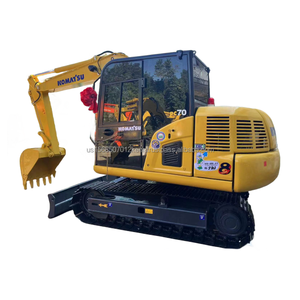 Miniexcavadora de orugas hidráulica Komatsu de Japón usada, bomba de alta calidad 7 T, venta de equipos de construcción - Product Image 1