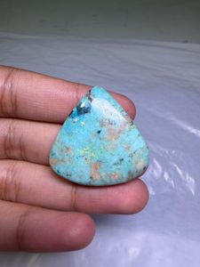 Pierres précieuses naturelles de lepidolite de haute qualité en forme de poire, 39 carats, pour la fabrication de pendentifs et de bijoux, vente en gros - Product Image 2