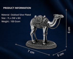 Estatua de Camello de Latón Moderno 999 de Jaipur Metals |   100% Latón |   7x5x6cm |   100g |   Decoración del Hogar y Regalos para Diwali y Cumpleaños - Product Image 3