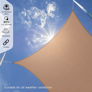 Rectangle <b>Shade</b> Sail Affordable & Premium 230 GSM Sun <b>Shade</b> UV Block for Canopy Outdoor Patio Car Parking (Sahara-Sand) - Product Image 4