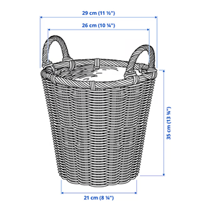 Wholesale Vietnam Direct Manufacturer Rattan Flower Pot Handwoven Seagrass Wicker <b>Planter</b> with <b>Plastic</b> Liner for Indoor Outdoor - Product Image 2