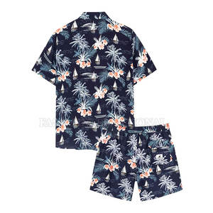 Ensemble chemise et short hawaïen de haute qualité fabriqué au Pakistan, ensemble chemise et short hawaïen haute performance - Product Image 2