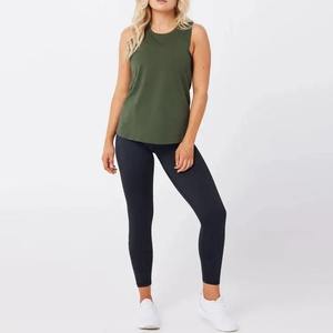 Débardeurs pour femmes de couleur unie, sans manches, pour l'été, personnalisables avec logo frontal, style décontracté - Product Image 3