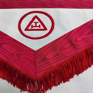 Badge maçonnique brodé de luxe personnalisé, réglable et à coudre, pour les cérémonies de loge et les réunions formelles, en tissu durable - Product Image 4