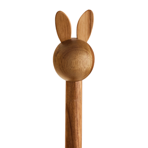 Porte-rouleau de cuisine en bois en forme de lapin, support décoratif pour essuie-tout en gros du Vietnam, organisateur de table de Pâques - Product Image 4