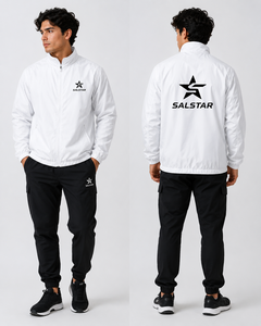 Custom High Quality <b>Men</b>’s Sports Track <b>Jacket</b> Full Zip Windbreaker Training <b>White</b> <b>Jacket</b> Polyester Athletic Teamwear <b>Jacket</b> - Product Image 3