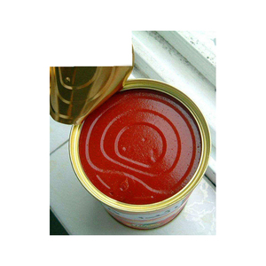 Hot Sale Cheap Price High Quality Tomato Sauce Aseptic Easy Open Tin Canned Tomato Paste Concentrate Tomato Puree Wholesale - Product Image 5