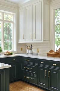 ตู้ครัวอเมริกันแบบโมเดิร์นสั่งทำพิเศษจาก SANYANG ทำจากไม้เนื้อแข็ง/ไม้อัดอเนกประสงค์ สไตล์คลาสสิกแบบใหม่สไตล์เชค - Product Image 2