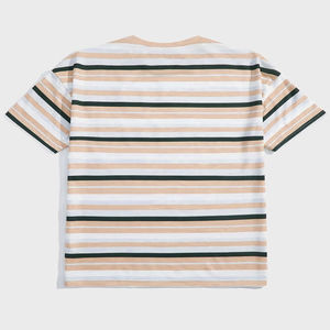 Camiseta de Manga Corta con Cuello Redondo y Rayas, Estilo Casual, Personalizada OEM, para Hombre, Camisetas Deportivas, Camisetas de Verano con Rayas, Estilo Hip Hop - Product Image 5