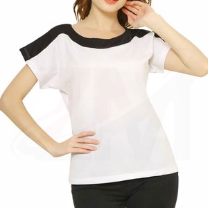 Camiseta de Moda para Mujer Hecha en Pakistán con el Mejor Material, Camiseta para Mujer en Venta en Línea, Camiseta para Mujer a Precio de Mayoreo - Product Image 3