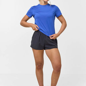 Servicio OEM, Conjunto de Shorts de Algodón Transpirable para Mujer, Impresión de Logotipo Personalizado, Ropa de Verano, Conjunto de Dos Piezas, Precio al por Mayor con MOQ Bajo - Product Image 4