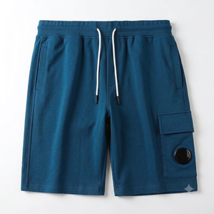 Premium Quality Men's 100% Cotton Breathable fabric Shorts Mid Waist Regular Fit men's Knee length Shorts With OEM ODM Services - Product Image 1