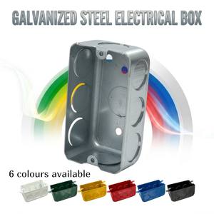 Caja de Conexiones Rectangular Premium Anticorrosión y Resistente al Fuego con Construcción de Acero Galvanizado y Durabilidad Superior - Product Image 1