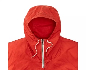 Veste coupe-vent vintage pour homme, imperméable, grande taille, avec capuche, personnalisable, mode, vente en gros, veste légère - Product Image 3