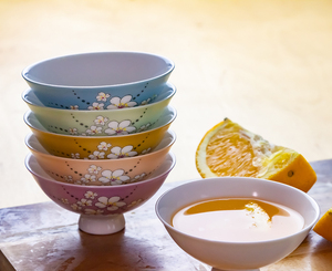 Ensemble de tasses à thé en porcelaine florale traditionnelle chinoise dorée, motif de fleurs de tung, passe au lave-vaisselle et au micro-ondes, emballage cadeau - Product Image 3