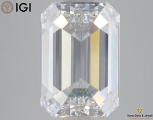 เพชร CVD มรกตตัด VS1สีใสขนาด10.86มม. รวมการรับรองจาก IGI - Product Image 4