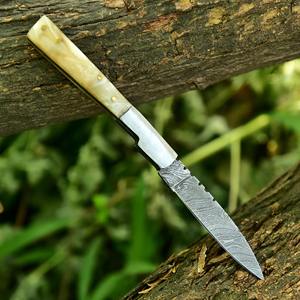 Couteaux pliants à verrouillage arrière, sécurisés avec lame droite pour une utilisation répétée en toute sécurité dans des conditions difficiles - Product Image 4